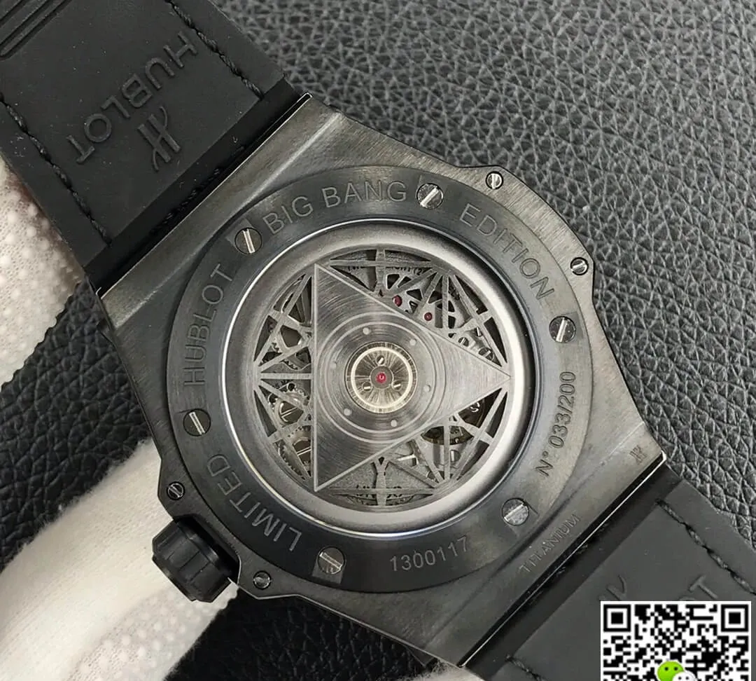 Hublot Big Bang 415.CX.1112.VR.MXM18 WWF Factory 1:1 Best Edition Replica Watch black strap
